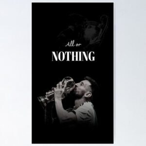 Premium Wall Sticker/T-Shirt for Business & Lifestyle - All or Nothing