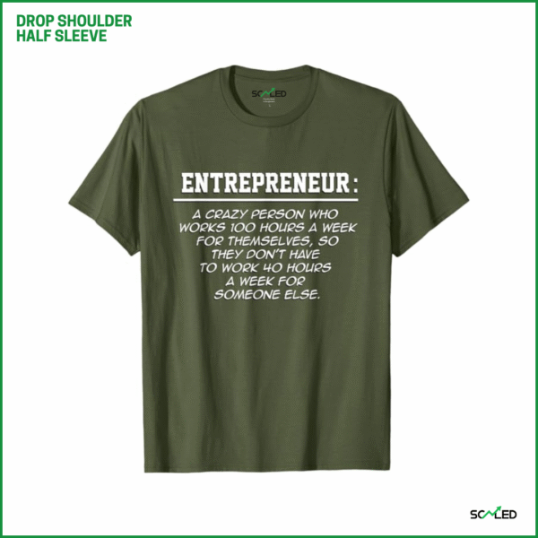 Business-Themed Premium T-Shirt: Entrepreneur