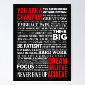 Premium Wall Sticker/T-Shirt for Business & Lifestyle - Champion