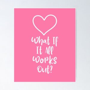 Premium Wall Sticker/T-Shirt for Business & Lifestyle - What If It All Works Out