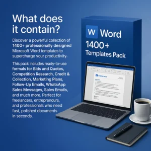1400+ Premium Microsoft Word Templates Pack | Business, Marketing, Sales & Professional Documents