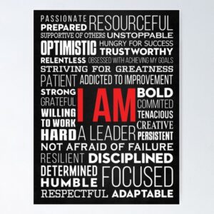Premium Wall Sticker/T-Shirt for Business & Lifestyle - I Am