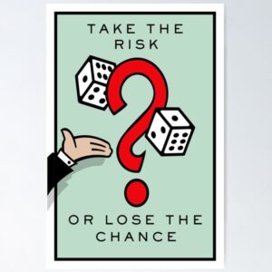 Premium Wall Sticker/T-Shirt for Business & Lifestyle - Risk