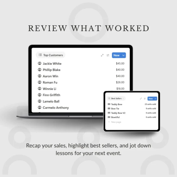 Notion Business Planner Template | Sales Tracker, Inventory, Feedback Form, Management, To-Do Lists for Product and Service Based Businesses - Image 8