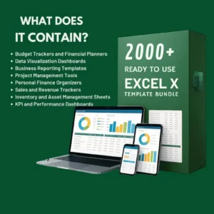 2000+ Premium Excel Templates Collection Bundle | Business, Finance, Project Management & More