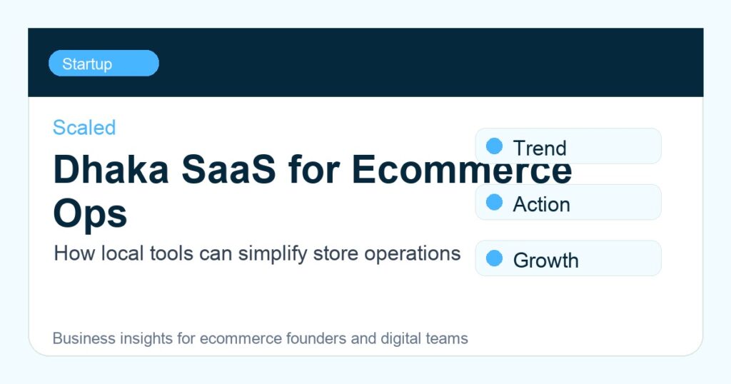 Nuport Dhaka Saas Startup Ecommerce Operations cover image