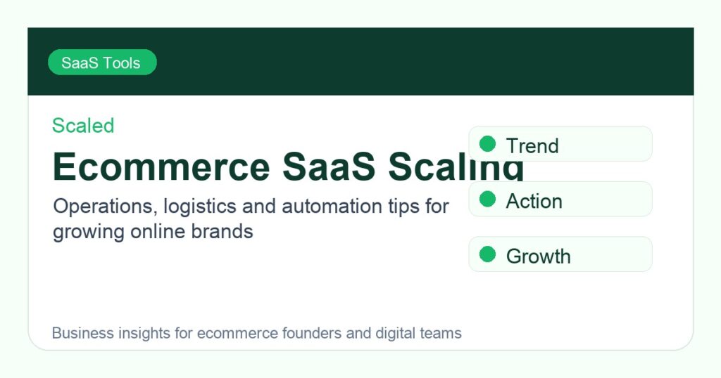 Scale Ecommerce Saas Tips Nuport Bangladesh cover image