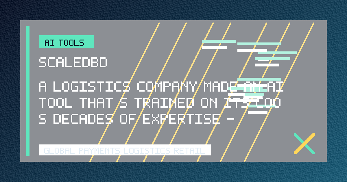 A logistics company made an AI tool that's trained on its COO's decades of expertise - Business Insider